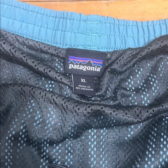 Patagonia Men's Light Blue Swim Trunks - Picture 4 of 5